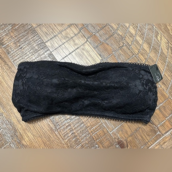 René Rofé lace floral wireless bandeau bra - Picture 1 of 3